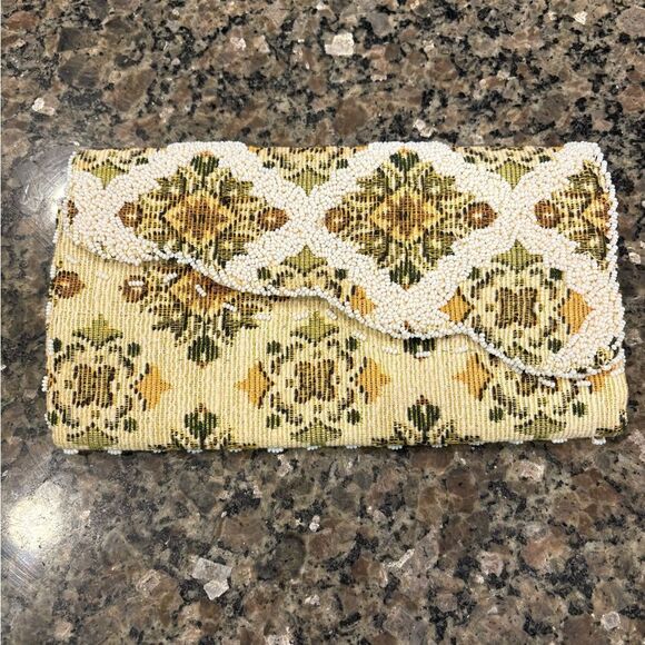 Vintage Handbags - Vintage Beaded Handbag Clutch